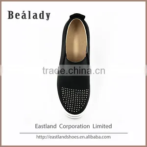 Made in China Buckle Strap Rubber Sole Sneakers Casual Women Athletic Shoe thumbnail-2
