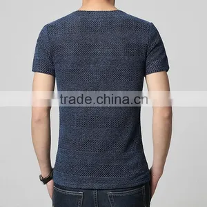 Cheap Plain Blank V Neck T Shirts Mens thumbnail-4