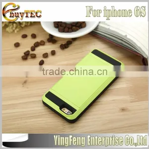 Hot Selling Luxury Damda Slide Series Tough ID Card Phone Accessory For IPhone 6S Back Cover Case Shell With 10 Colors thumbnail-5