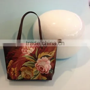 Beautiful Rose Flower Embroidery Ladies Bags thumbnail-1