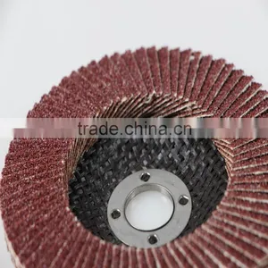 4-7 Inch Aluminum Oxide Flap Disc With Fiberglass Backing Plate thumbnail-1