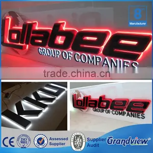 Reverse Channel Letter Signs Stainless Steel Alphabet Letters thumbnail-2