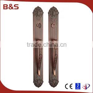 Wholesale Zinc Alloy Handle Door Locks in Big Plate as 580mm Long for Villa and Exterior Doors Quality Choice thumbnail-5