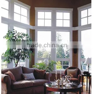 Customized Upvc Window and Door With Net, Full Color Co-extrusion Upvc Profiles thumbnail-5