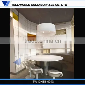 Long Marble Fast Food 12 Seats Pictures of Dining Table Chair thumbnail-5
