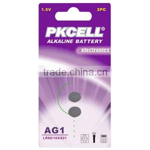 Hot Sale Alkaline Button Cell Battery Lr60 Ag1 thumbnail-1