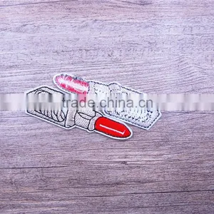 Wholesale Custom Embroidery Lace Heart Cute Patches thumbnail-4
