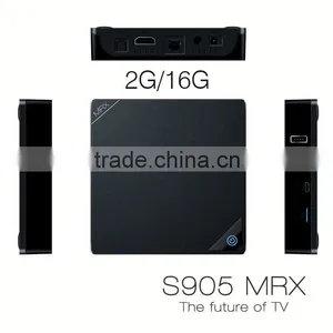 2016 Hot Sale Smart TV Box Pre-installed Kodi 2G RAM 16G Flash Android TV Box Amlogic S905 TV Box Quad Core thumbnail-1