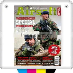 Full Color Airsoft Magazine Perfect Binding Magazine Printing thumbnail-1