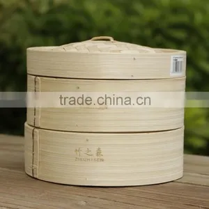 Chinese Wholesaler Eco-friendly Hot Stamped Kitchenware Bamboo Steamer thumbnail-1
