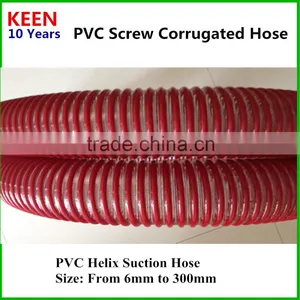 PVC Plastic Spiral Reinforced Suction Water Garden Pipe Hose thumbnail-3