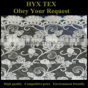 Spangle Embroidery Lace Fabric on Organza thumbnail-1