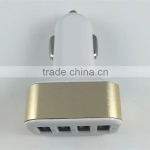 Shenzhen Factory New Design Wholesale 4 Port USB Car Charger thumbnail-2