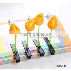 Fashion Jewelry Novelty Flower Fruit Cherry Hair Clips for Antenna Grass Hair Clip Design thumbnail-5