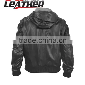 Mens Quilited Leather Jackets With Stand up Collar, Slim Fit Men pu Leather Jacket thumbnail-2