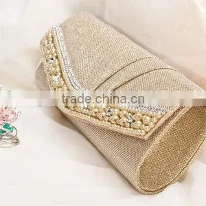 Ladies Beaded Evening Clutch Bag Party Bag thumbnail-2