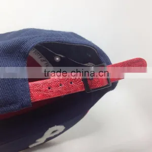 3D Embroidery Logo 5 Panel Flat Hat and Cap Snapback thumbnail-5