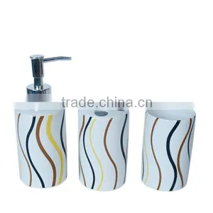 Simple Toothbrush Holder Ceramic Bathroom Set thumbnail-1