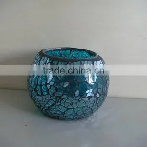 S3 TEAL MOSAIC VOTIVES DECORATION thumbnail-1