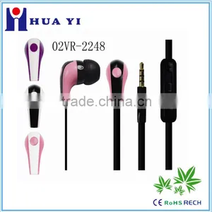 Earphone Handfree Earphone for Smart Phone With 3.5mm Pin Earphone Jack Plug for thumbnail-1