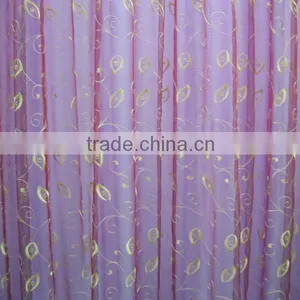 Polyester Curtain Organza; Window Curtain Organz Fabirc; Curtain Fabric thumbnail-1