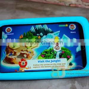 FDA Protective Silicone Case for 7 Inch Tablet PC, Rugged Shockproof Tablet Silicone Case for Verizon Ellipsis 7'' Kids Tab thumbnail-4