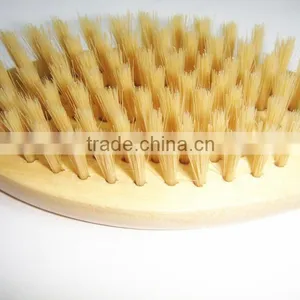 Wooden Handle Pet Body Cleaning Grooming Brush thumbnail-3