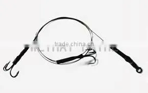 Chain Treble Hooks Wire Trace,wire Leader With 2 Hooks,wire Leader Rig thumbnail-1