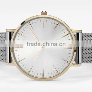 FS FLOWER - 2016 Watches Men Women Quartz Watch Good Quality Mesh Band Custom Own Brands Watch thumbnail-4