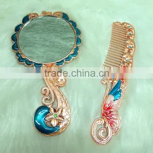 Promotion Gift Rose Gold Makeup Mirror Set/rose Gold Makeup Compact Mirror Set thumbnail-2
