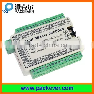 DC5V-24V 24A 8 Ports Output 24 Channel DMX Decoder, 24CH DMX512 Decoder thumbnail-1