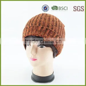 2014 New Hot Sale Cable Knit Long Cheap Beanie thumbnail-2