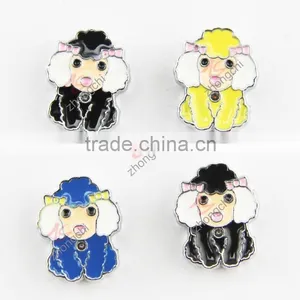 Cute Enamel Sheep Charm Pendant thumbnail-1