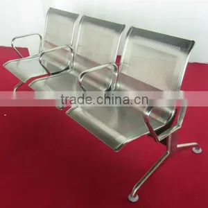 Hot Sale Stainless Waiting Link Chair Hospital/Bank thumbnail-3