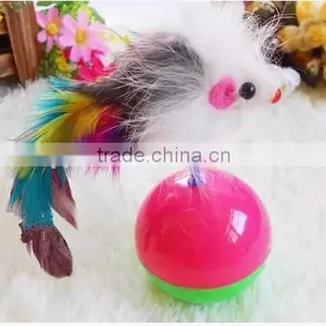 QQpet Telescoping Bar Feather Cat Wand Cat Toys Funny Cat Teaser Toy thumbnail-6