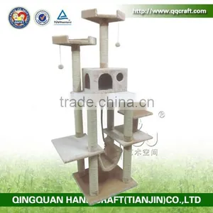QQPET Wholesale Large Cat Trees ,Cat Scratching Tree, Cat Tree House thumbnail-2