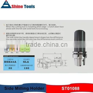 HSK(A)-SLA SIDE MILLING HOLDER, MILLING CUTTER HOLDER thumbnail-1