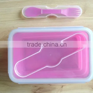 Collapsible Container Camping Silicone Food Storage Containers thumbnail-2