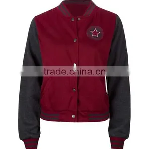 Varsity Letterman Jackets Red Maroon thumbnail-1