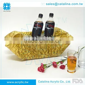 Luxury Acrylic Wine Barrel Ice Bucket thumbnail-5