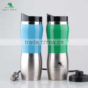 Factory Price Car Heated Electric Mug Promotional Gifts Thermos Vacuum Cup thumbnail-1