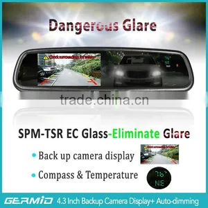 Car Mirror , Interior Rear View Mirror , Auto Dimming EC Glass , Parking Sensors System Rear View Mirror Monitor thumbnail-1