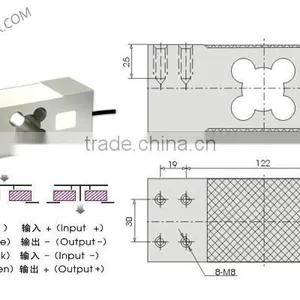 Platform Scale Load Cell, 1000kg Aluminum Load Cell thumbnail-2