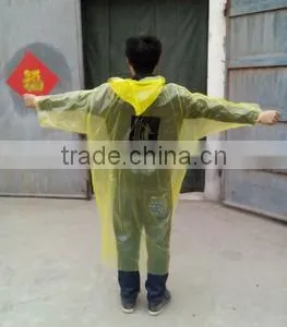 YunShang Cheap Disposable pe Rain Poncho thumbnail-1
