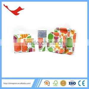006 FDA Standard Printed Disposable Tableware for Birthday Party thumbnail-5
