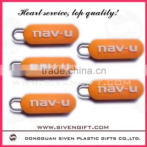 OEM Cute Soft Pvc Zip Puller on Customer's Design Shape thumbnail-1