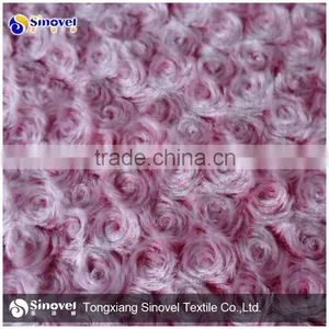 Long Pile Plush Fake Fur Fabric , PV Plush Fabric thumbnail-2