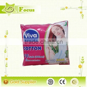 Organic Cotton Sanitary Napkin ,perforated Sanitary Napkin With Negative thumbnail-1