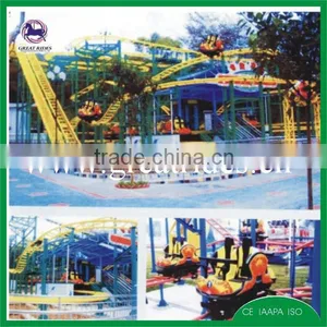 5 Cars 20 Seats Large Spinning Roller Coaster thumbnail-4