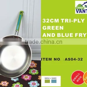 High Quality Stainless Steel Kitchen Set /frypan thumbnail-1